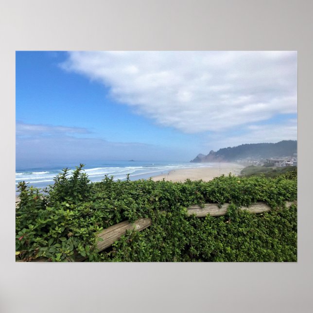 Road End, Lincoln City, Oregon Poster (Framsidan)