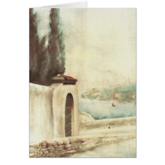 Road Gargnano till San Gaudenzio, D.H. Lawrence Hälsningskort