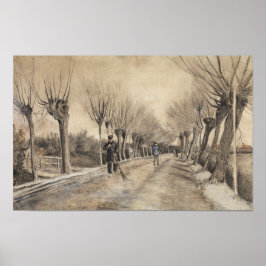 Road in Etten (1881) by Vincent Van Gogh. Liten Poster