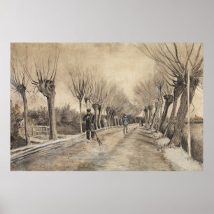 Road in Etten (1881) by Vincent Van Gogh. Poster