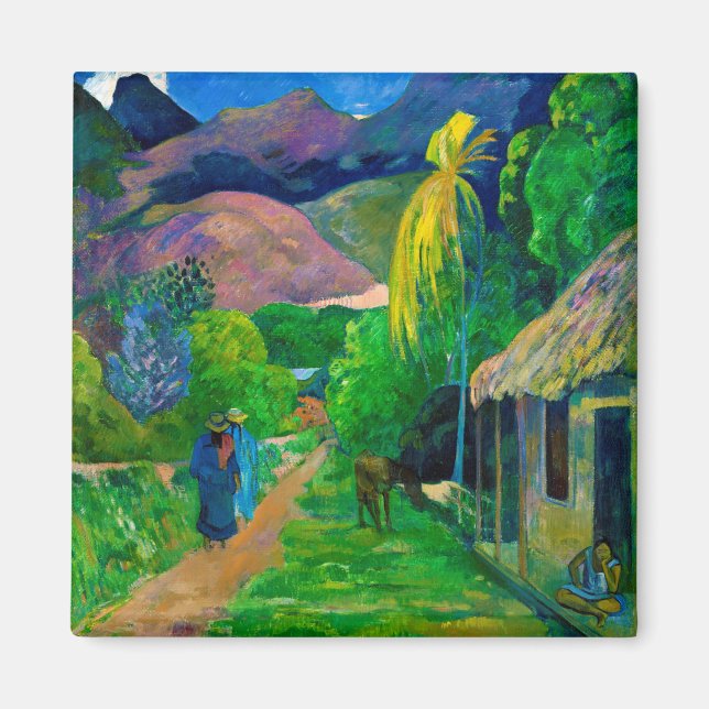 Road in Tahiti, Gauguin Magnet (Framsidan)