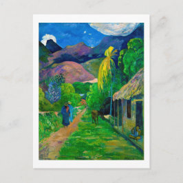 Road in Tahiti, Gauguin Vykort