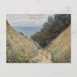 Road La Cavee Pourville Claude Monet Vykort