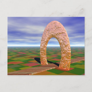 Road Less Traveled, Abstrakt Arch, Farmlands Vykort