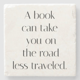 Road Less Traveled Marble Stone Underlägg