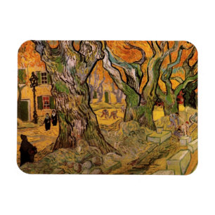 Road Menders av Vincent van Gogh Magnet
