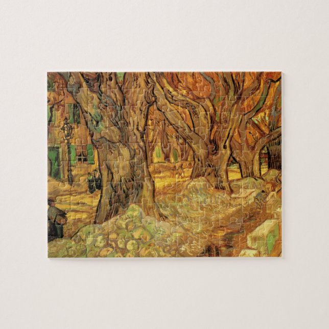 Road Menders av Vincent van Gogh Pussel (Horisontell)