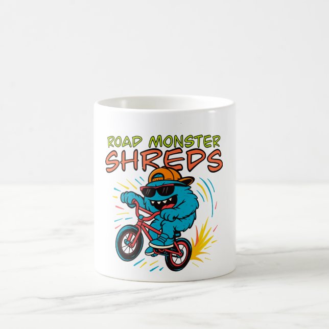Road Monster Shreds Kaffemugg (Center)