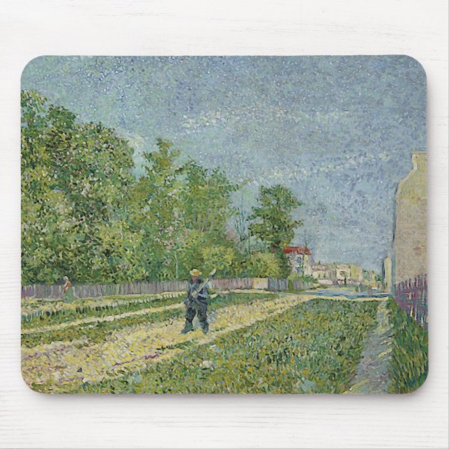 Road, Peasant Shouldering Spade, Van Gogh Fine Art Musmatta (Framsidan)