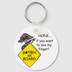 Road Rage Humor Nyckelring