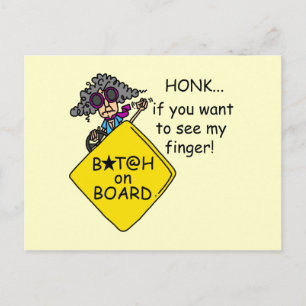 Road Rage Humor Vykort