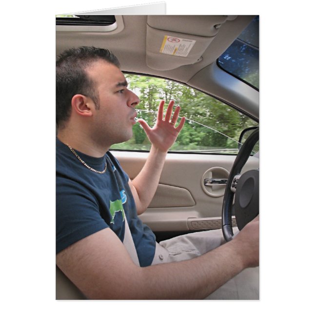 Road Rage Man OBS Kort (Framsidan)