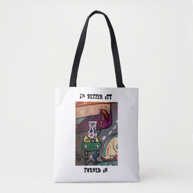 Road Rage Tote Bag Tygkasse (Framsida)