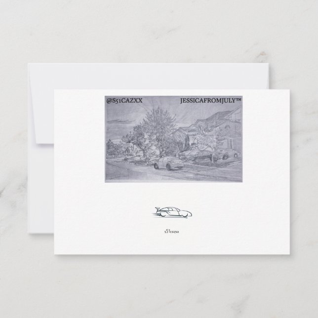 Road Rain Tack Kort (Baksida)