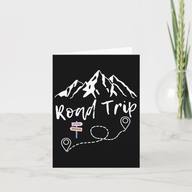 Road Resa 2025 Family Vacation Matching Group Squa Kort (Framsida)