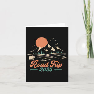 Road Resa 2025 Family Vacay Camping Hiking utomhus Kort