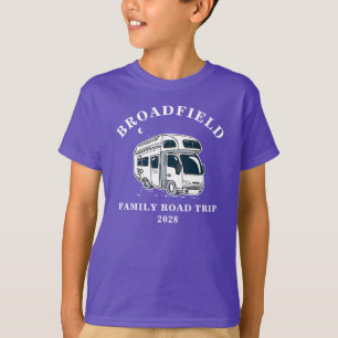 Road Resa Anpassningsbar Family Matching RV Camper T Shirt