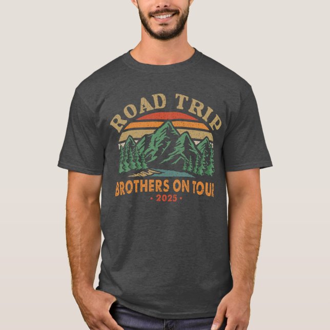 Road Resa Brothers on Tour 2025 T Shirt (Framsida)