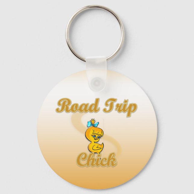 Road Resa Chick Nyckelring (Framsida)