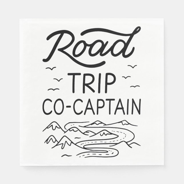 Road Resa Co-Kapten I Pappersservett (Framsidan)