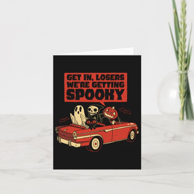 Road Resa Get Spooky - Halloween Kort (Framsida)