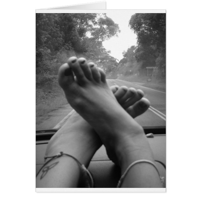 Road Resa Hälsningskort (Framsidan)