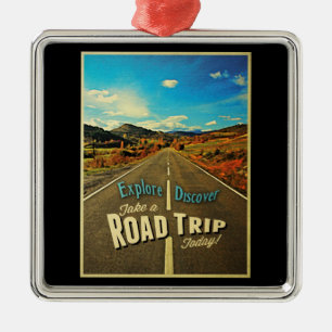 Road Resa Julgransprydnad Metall