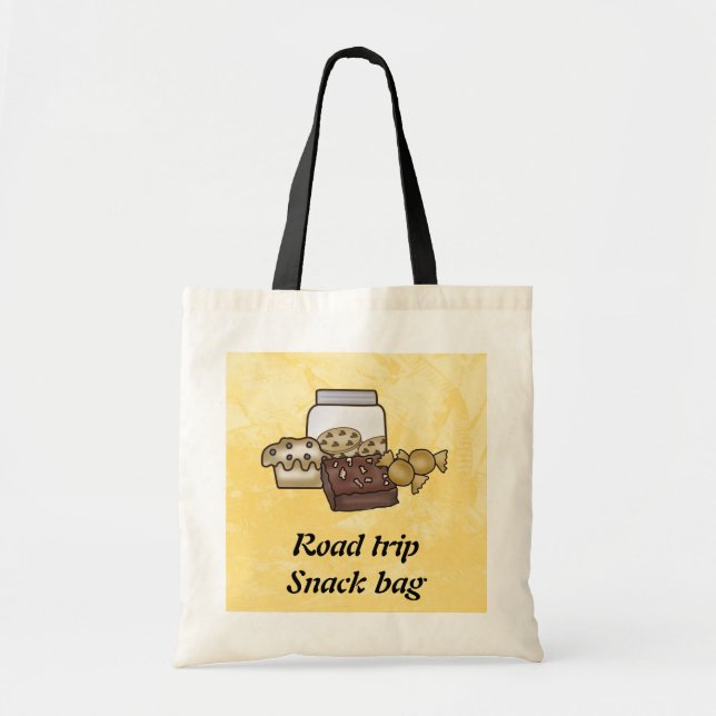 Road Resa snack Bag Tygkasse (Framsidan)