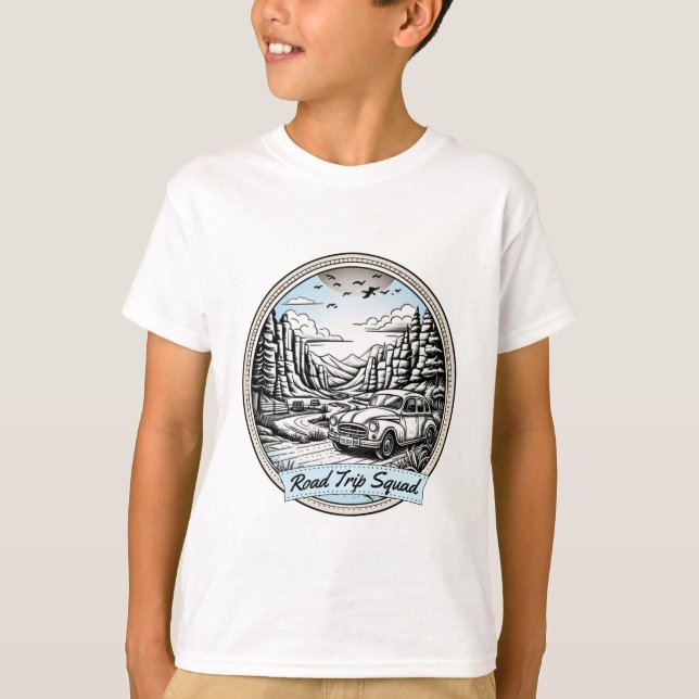 Road Resa Squad T Shirt (Framsida)