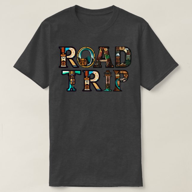 Road Resa T Shirt (Design framsida)