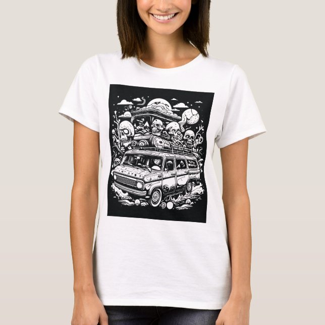 Road Resa till Nowhere T Shirt (Framsida)