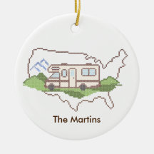 Road Resa USA Ornament