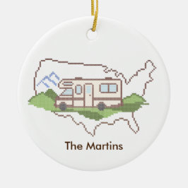 Road Resa USA Ornament