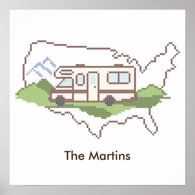 Road Resa USA Poster (Framsidan)