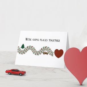 Road Resa Valentine Day Card Helgkort