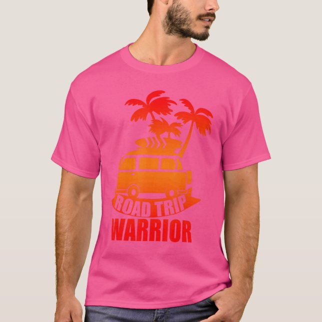 Road Resa Warrior T Shirt (Framsida)