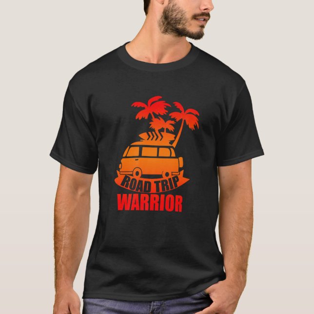 Road Resa Warrior T Shirt (Framsida)