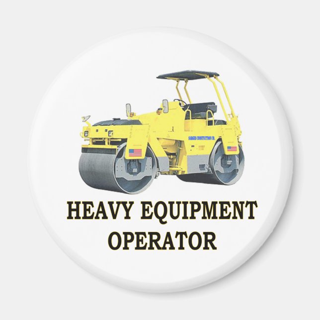 ROAD ROLLER MAGNET (Framsidan)