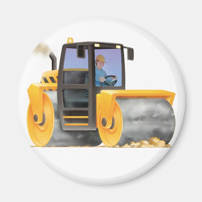 Road Roller Magnet (Framsidan)