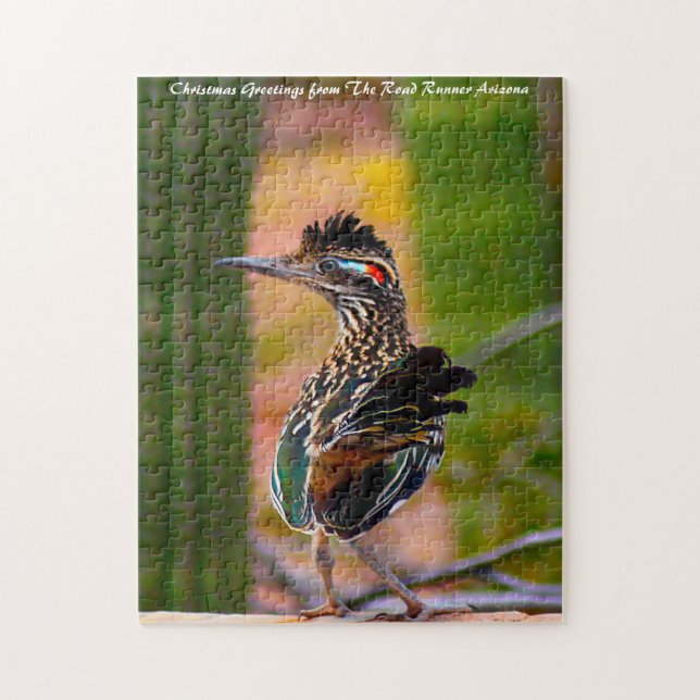 Road Runner Arizona. Julhälsningar Pussel (Vertikal)