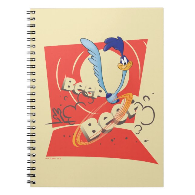 ROAD RUNNER™ BEEP BEEP!™ Solnedgångsgrafik Anteckningsbok (Framsidan)