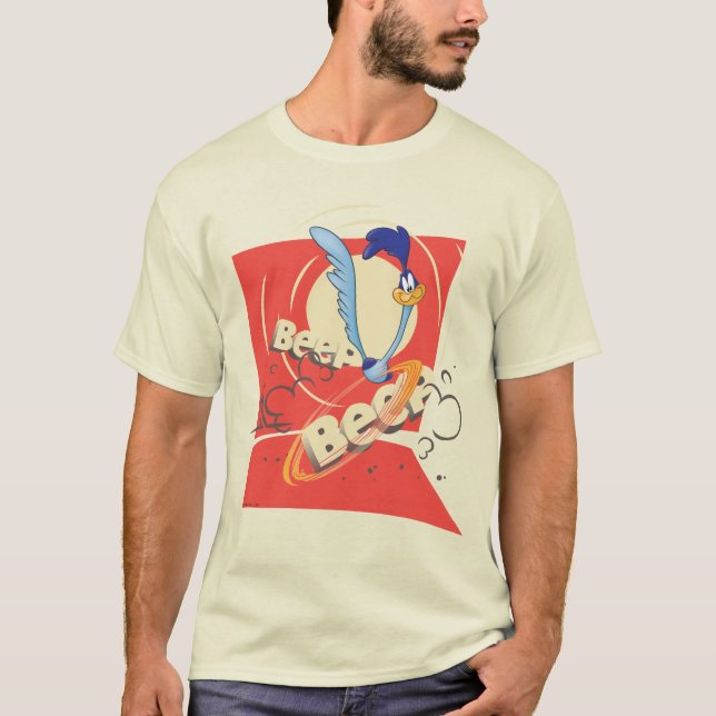 ROAD RUNNER™ BEEP BEEP!™ Solnedgångsgrafik T Shirt (Framsida)