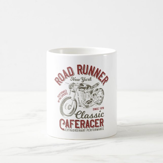 Road Runner Cafe Racer New York Biker Kaffemugg (Skapare uppladdad)