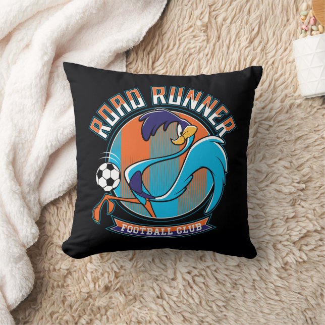 ROAD RUNNER™ Football Club Badge Kudde (Filt)