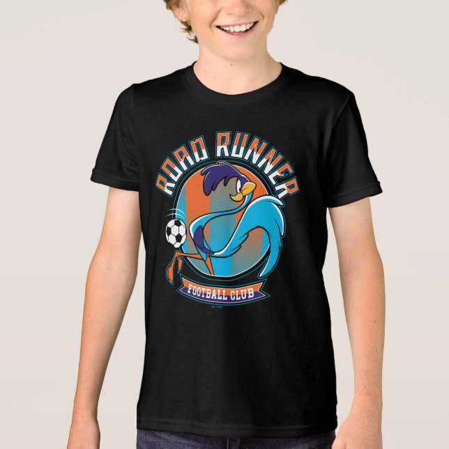 ROAD RUNNER™ Football Club Badge T Shirt (Framsida)