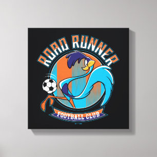 ROAD RUNNER™ Fotbollsklubb logo Canvastryck