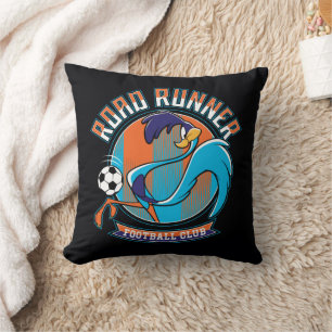 ROAD RUNNER™ Fotbollsklubb logo Kudde