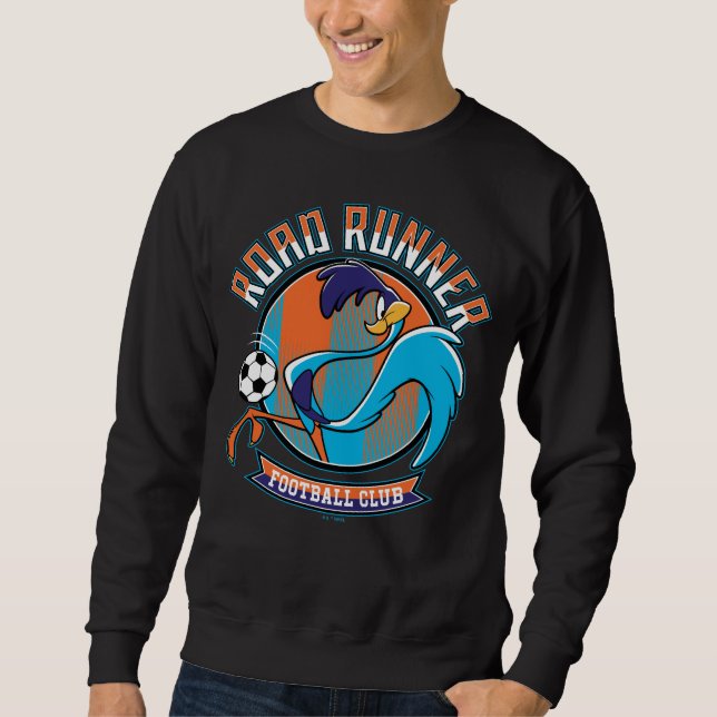 ROAD RUNNER™ Fotbollsklubb logo Lång Ärmad Tröja (Framsida)