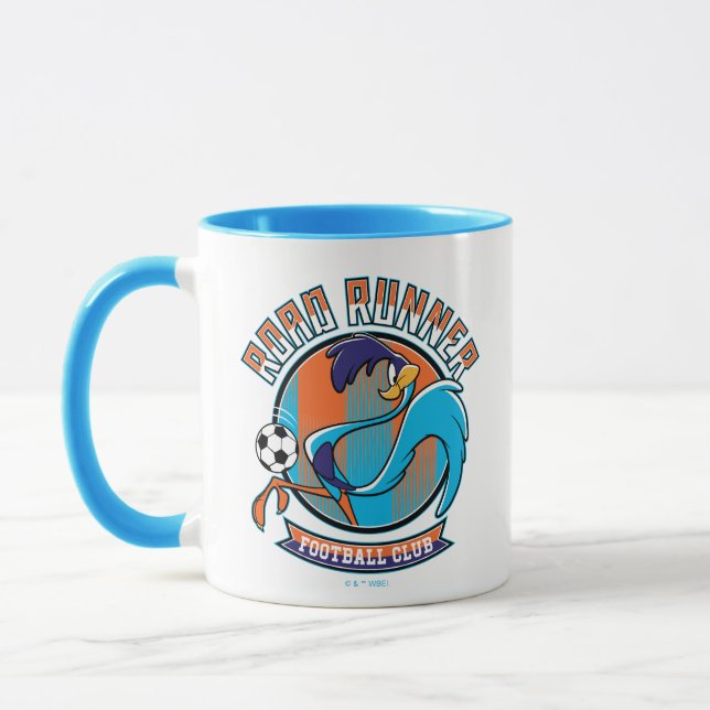 ROAD RUNNER™ Fotbollsklubb logo Mugg (Vänster)