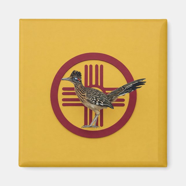 Road Runner från New Mexico  Magnet (Framsidan)